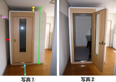 防音室設置の採寸方法